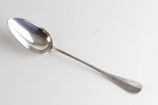 Большая сервировочная ложка для рагу. Серебро 950 пробы. Франция, XIX в.