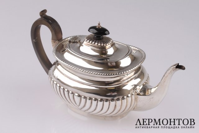 Чайник SWS. Серебро 925. Англия