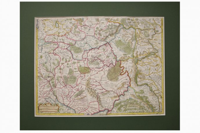 Карта центральной части Российской империи. Лисль, Мортье. Амстердам, 1742 год.