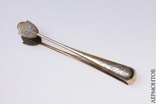 Щипцы для сахара. Серебро 84. Российская империя