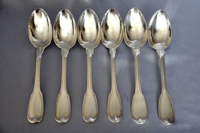 Набор столовых ложек Berger. Серебро 950. Франция