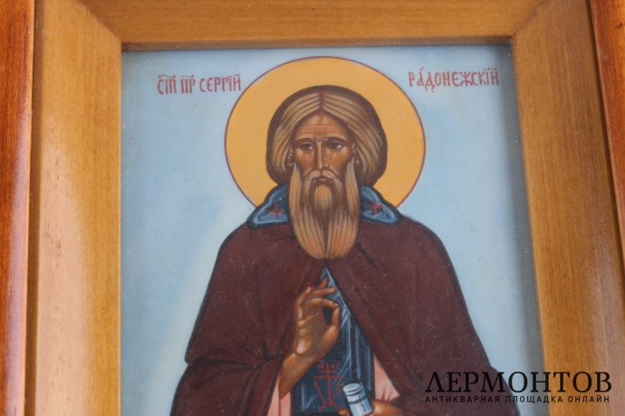 Икона Преподобного Сергея Радонежского. 1983 год.