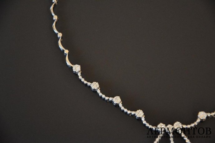 Колье с бриллиантами 1,96 к. Золото 750 пробы. 