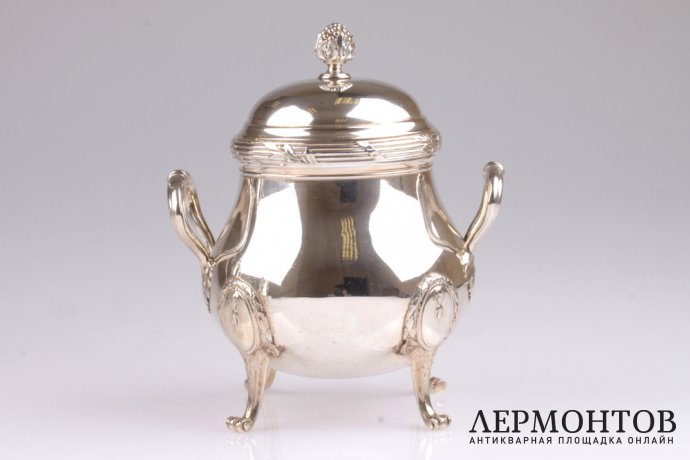 Чайный сервиз Е. Puiforcat. Серебро 950. Франция