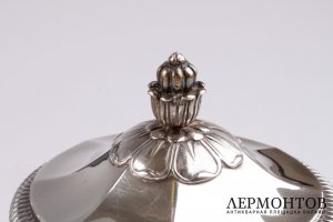 Чайно-кофейный сервиз Roussel Fils amp Cie. Серебро 950. Франция