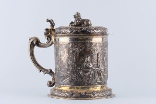 Кружка большая. Серебро, золочение. Германия, Данциг, XVII в. (?)