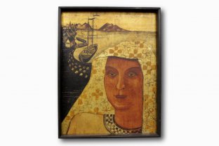 Картина. Неизвестный художник. Женский портрет.  1920-е годы.