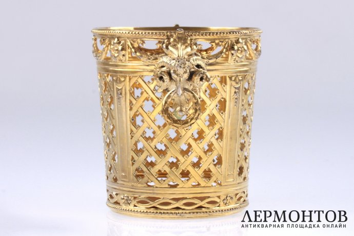 Ажурное ведерко. Серебро 800. Австро-Венгрия
