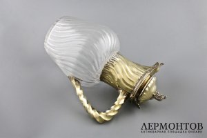 Кувшин в серебряной оправе с золочением. Франция, XIX век.