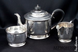 Чайный сервиз Walker and Hall. Серебро 925. Англия