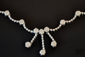 Колье с бриллиантами 1,96 к. Золото 750 пробы. 