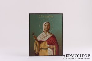 Икона Мученицы Валентины. Россия, ХХ век.