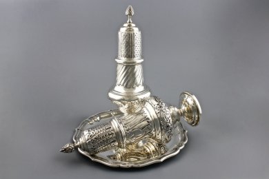 Набор сифтеров. Серебро 925 и 800 пробы. Англия, Западная Европа, конец XIX в.