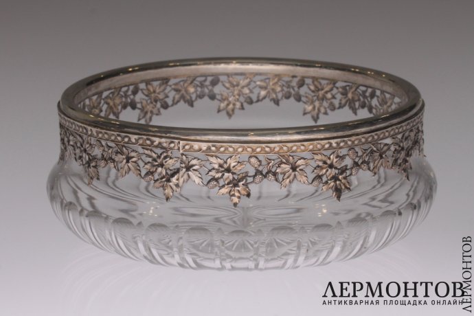 Ваза для конфет и печенья. Серебро 950. Франция