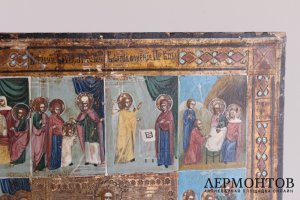 Икона "Двунадесятные праздники". Россия, до 1917 года.