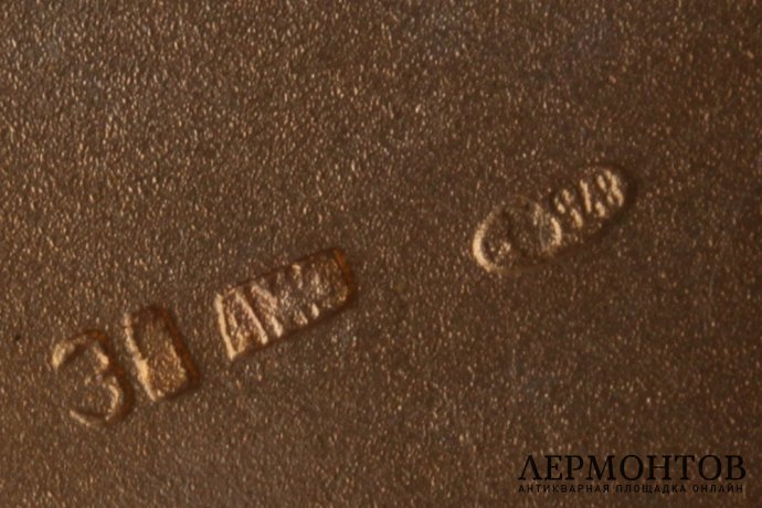 Портсигар. Артель Московский ювелир. Серебро 875 пробы. СССР, до 1960 г.