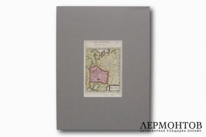 Карта России, Крыма, Грузии, Малой Татарии. А. М. Мале. Франция, 1683 год.