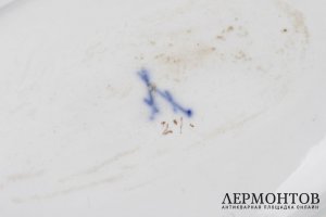 Сухарница с растительным орнаментом. Мейсен. Фарфор, золочение. Конец XIX в.