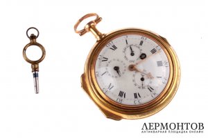 Карманные часы Vauchez. Золото 750. Франция