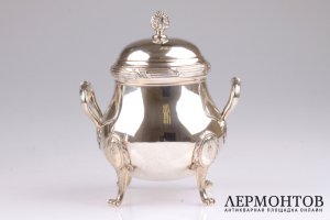 Чайный сервиз Е. Puiforcat. Серебро 950. Франция