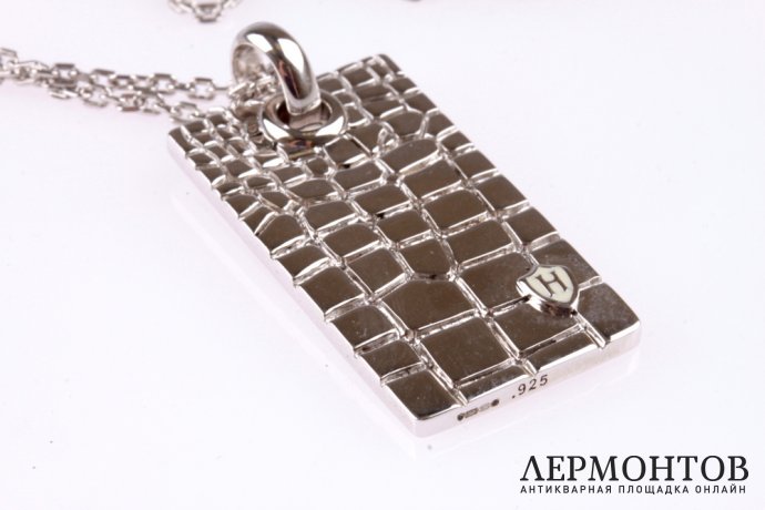 Цепь с подвеской Hoxton. Серебро 925. Англия