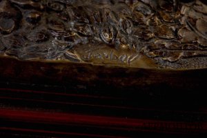 Скульптура Охотничья собака. Farbel. Бронза, литье. Франция, 19-20 вв.