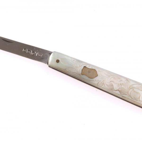 Нож складной Walker and Hall. Серебро 925. Англия