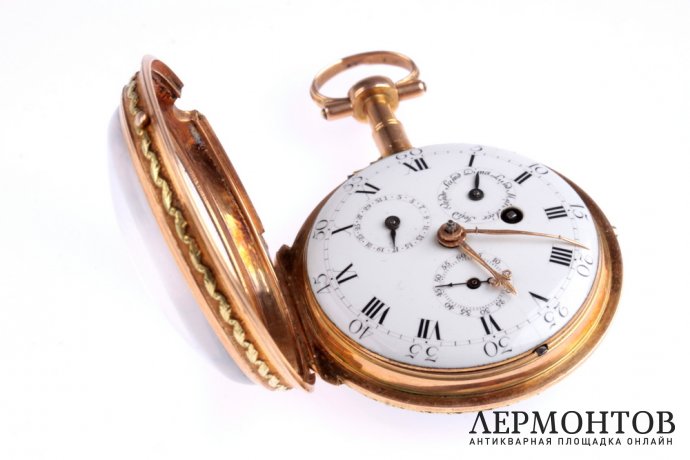 Карманные часы Vauchez. Золото 750. Франция