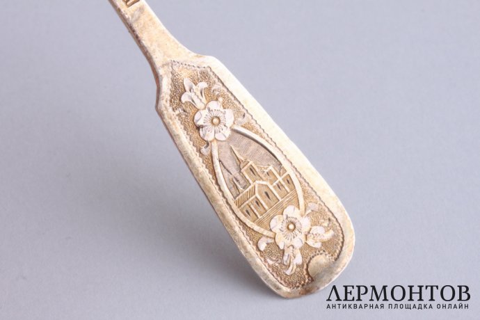 Набор чайных ложек. Иван Алексеев. Серебро 84 пробы. Россия, Москва, 1880 год.