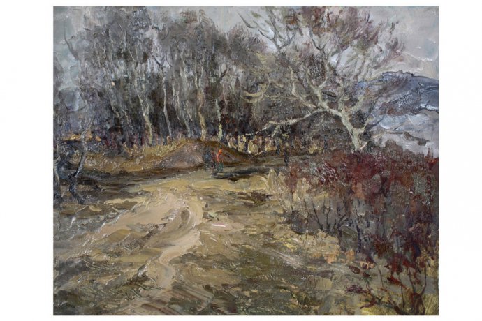 Картина из серии Весна-Лето. N7. Чурсин К.Н. Картон, масло. XX в.