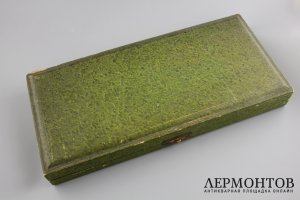 сервировочный набор в футляре GUSTAV VEYRAT. СЕРЕБРО 950. ФРАНЦИЯ