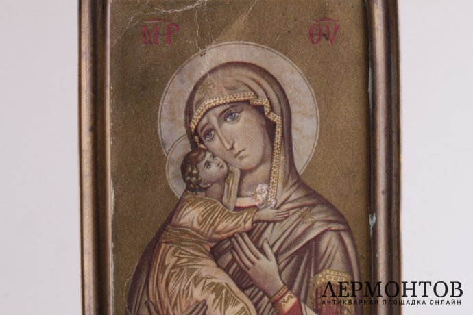 Икона Богоматери "Владимирская" Литография.