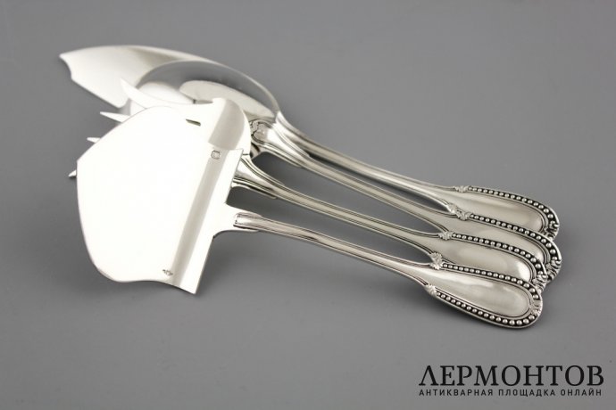 Набор для закусок PUIFORCAT. серебро 950. франция