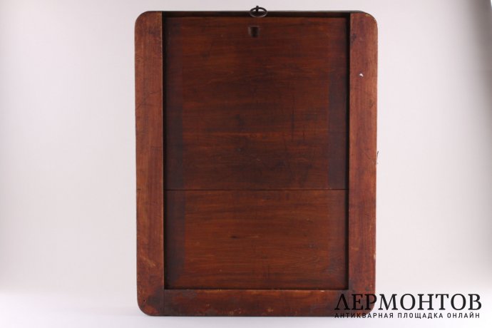 Икона Богородицы "Боголюбская" в киоте. Россия, до 1917 г.