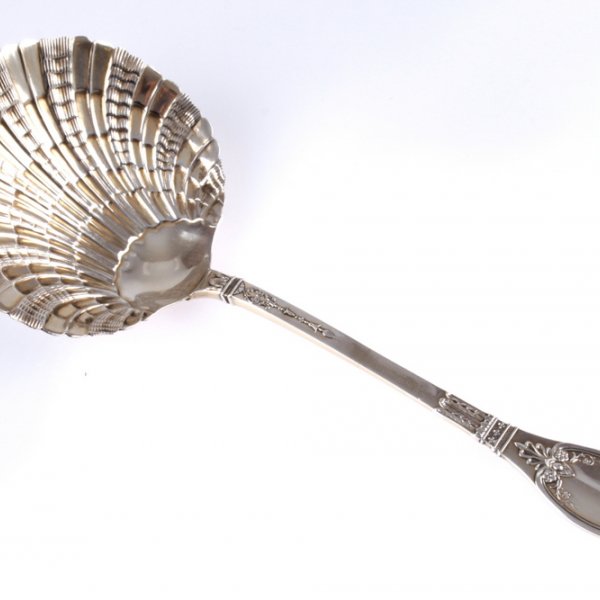 Ложка сервировочная в стиле ампир. Серебро 950 пробы. Франция