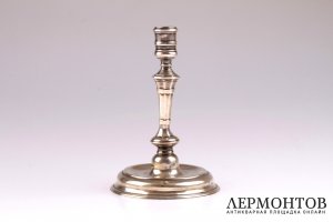 Подсвечник в классическом стиле. 1763 год. Серебро 812 пробы. Австрия, XVIII в.