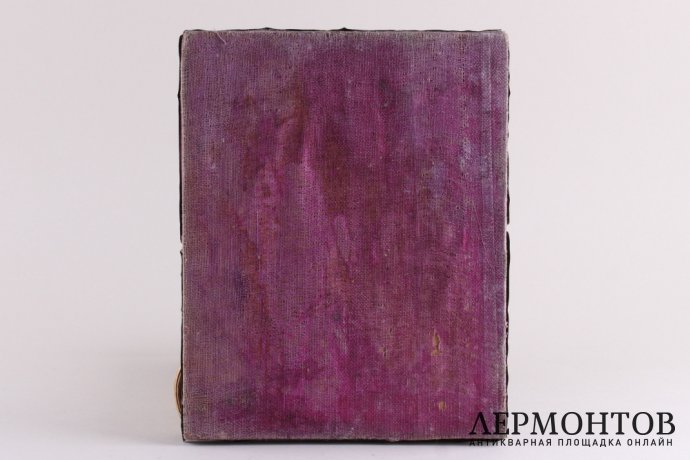 Икона Богородицы Иверская. Латунный оклад. Россия, до 1917 года.