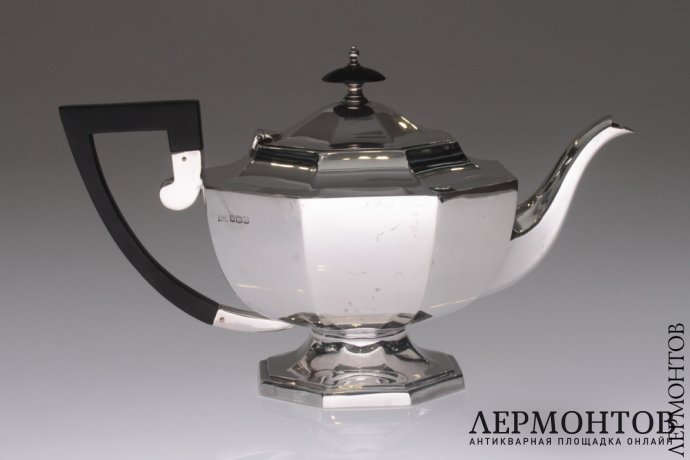 Чайный сервиз Walker amp Hall. Серебро 925. Англия