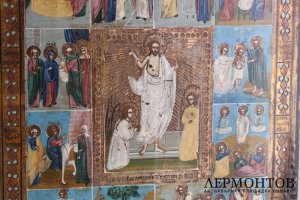 Икона "Двунадесятные праздники". Россия, до 1917 года.