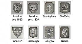 Городские клейма. Англия, Шотландия, Ирландия.