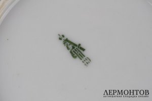 Чайная пара из великокняжеского сервиза Александра II. Фарфор, роспись. ИФЗ, XIX в.