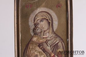 Икона Богоматери "Владимирская" Литография.