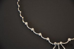 Колье с бриллиантами 1,96 к. Золото 750 пробы. 