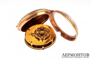 Карманные часы Vauchez. Золото 750. Франция