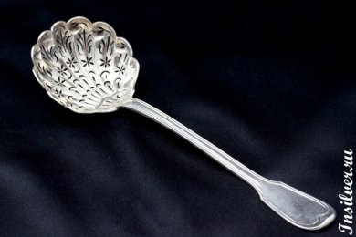 Ложка для сахарной пудры Harleaux. Серебро 950. Франция