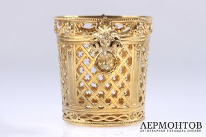 Ажурное ведерко. Серебро 800. Австро-Венгрия