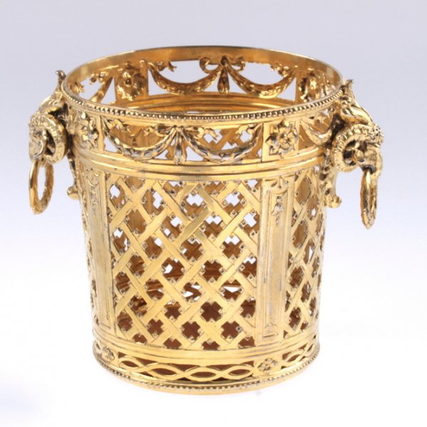 Ажурное ведерко. Серебро 800. Австро-Венгрия