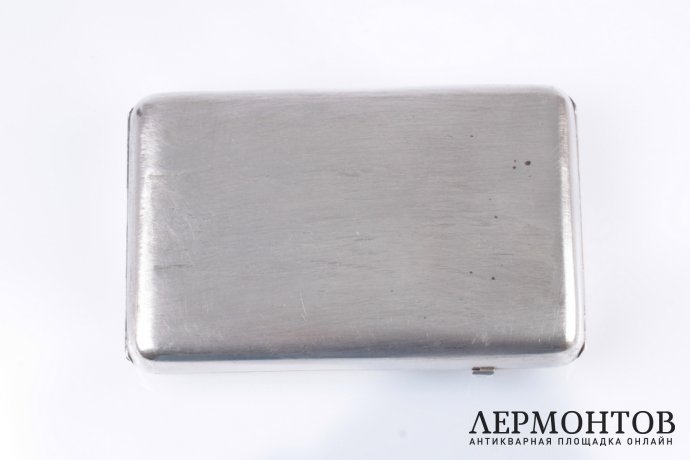 Портсигар в стиле ампир. Серебро 84. Российская империя