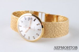 Часы наручные Omega Geneve. Золото 750 пробы. Швейцария 