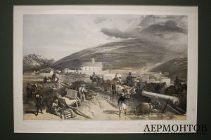 Литография. Трудности снабжения. Крымская война. У. Симпсон. Лондон, 1855 г.